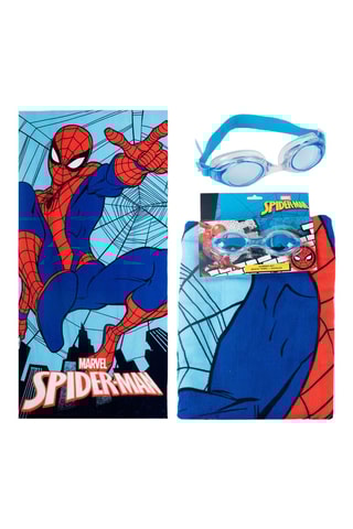Strandlaken en Zwembril Spider-Man Marvel - Blauw