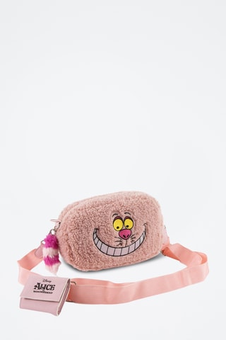 Schoudertas Cheshire Cat Alice in Wonderland Disney - Roze