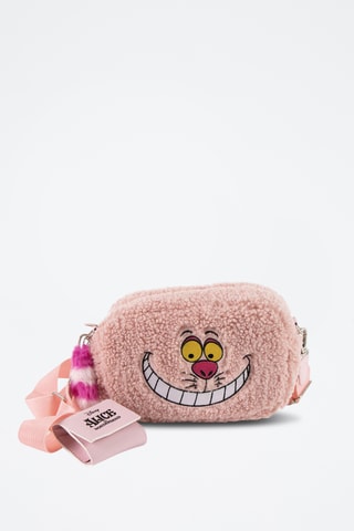 Schoudertas Cheshire Cat Alice in Wonderland Disney - Roze
