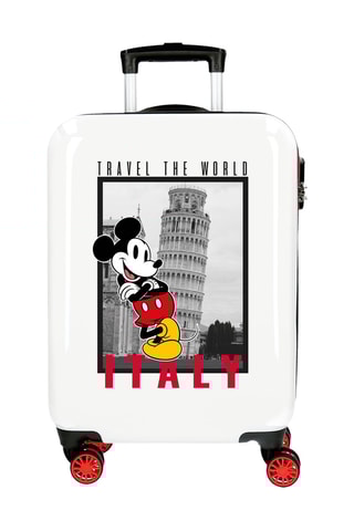 Trolley Kids Mickey Disney - Wit en Rood - 55 cm 