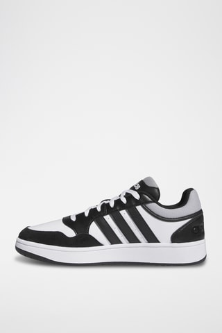 Baskets en cuir - Blanc et noir