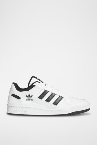 Baskets en cuir Forum - Blanc et noir