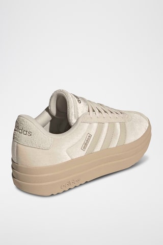 Baskets plateformes en cuir VL Court Bold - Beige