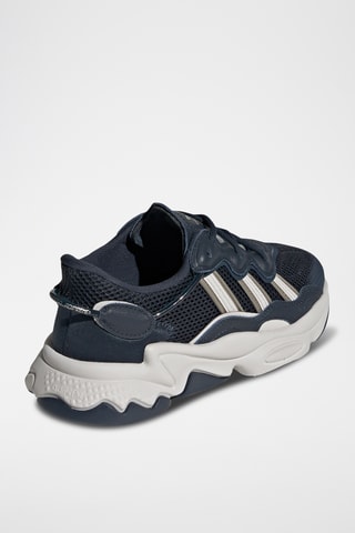 Baskets en cuir Ozweego - Bleu marine et blanc