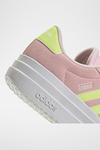 Baskets plateformes en cuir - Rose