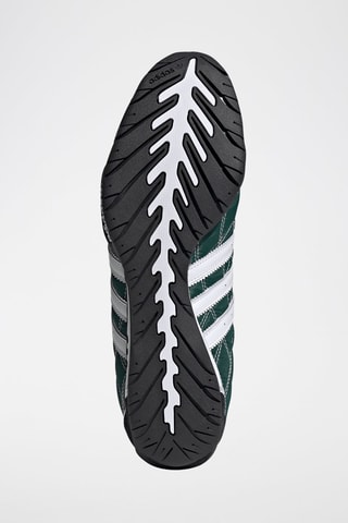 Baskets en cuir Adi Racer Lo - Vert foncé