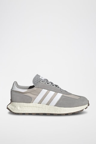 Sneakers en cuir RETROPY E5 - Gris