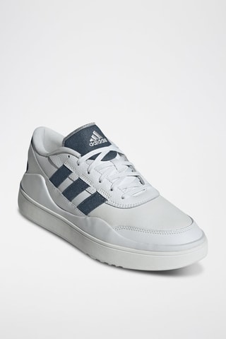 Baskets en cuir Oscade- Blanc