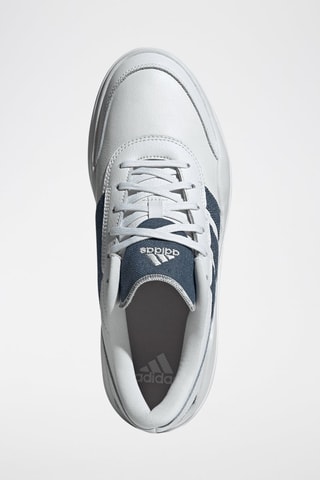 Baskets en cuir Oscade- Blanc