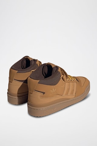 Chaussures montantes de basketball en nubuck Forum - Beige