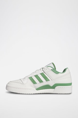 Sneakers en cuir pleine fleur Forum Low Cl - Blanc et vert