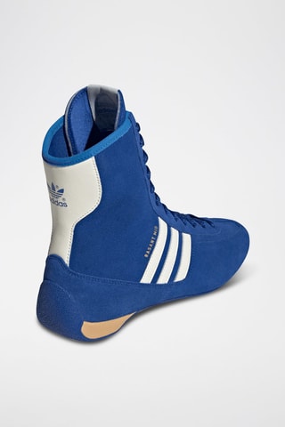 Baskets montantes en nubuck Rasant - Bleu cobalt et blanc