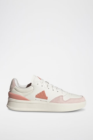 Baskets en cuir Kantana - Ecru et vieux rose