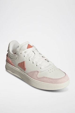 Baskets en cuir Kantana - Ecru et vieux rose