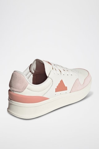 Baskets en cuir Kantana - Ecru et vieux rose