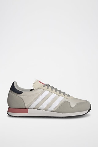 Sneakers USA 84 - Ecru et gris