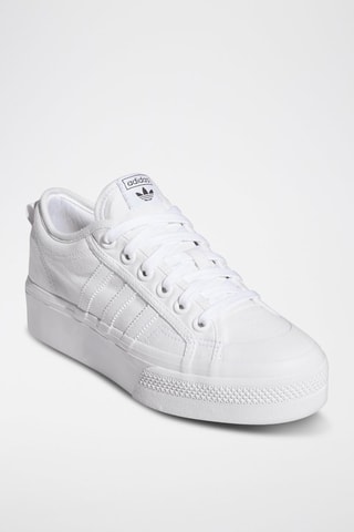 Chaussures de skateboard plateformes - Blanc