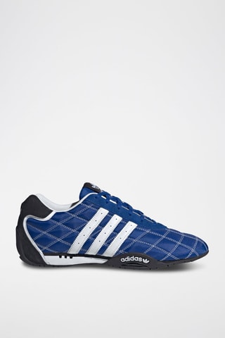 Chaussures de running Adi Racer Lo en cuir et nubuck - Bleu roi