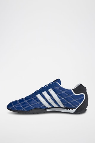 Chaussures de running Adi Racer Lo en cuir et nubuck - Bleu roi