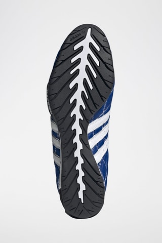 Chaussures de running Adi Racer Lo en cuir et nubuck - Bleu roi