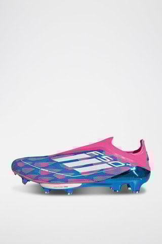 Chaussures de football F50+ - Fuchsia et bleu pétrole