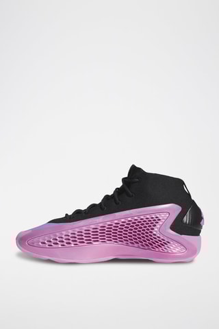 Chaussures montantes de basketball Anthony Edwards - Noir et violet