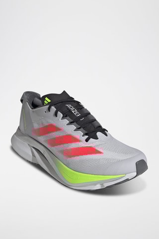 Chaussures d’entrainement Adizero Boston 12 - Gris clair et rouge brique