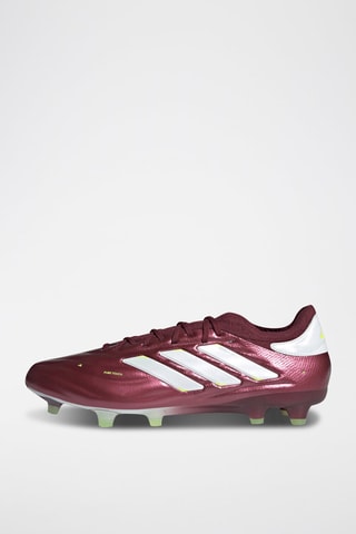 Chaussures de football en cuir Copa Pure II - Bordeaux et jaune