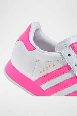 Chaussures de football en cuir Samoa - Blanc