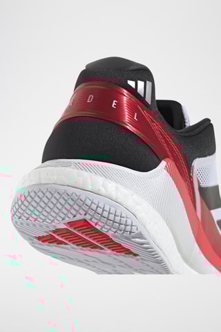 Chaussures de padel Crazyquick - Blanc et rouge