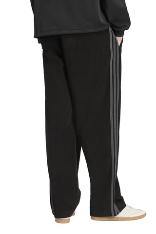Pantalon regular en velours - Noir