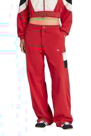 Pantalon loose de survêtement Blocking - Rouge