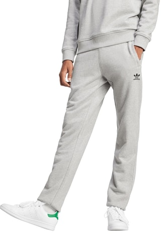 Pantalon slim Trefoil Essentials - Gris clair chiné