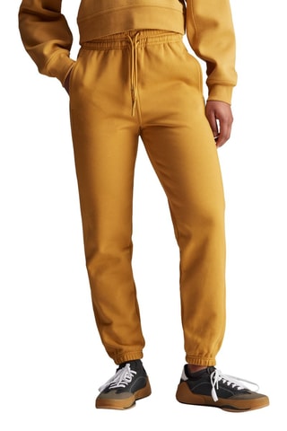 Pantalon de survêtement en coton biologique - Moutarde