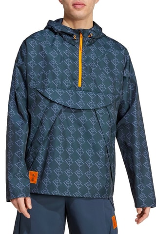 Coupe-vent à capuche Real Madrid - Bleu marine