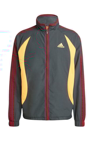 Veste de survêtement - Gris foncé et jaune