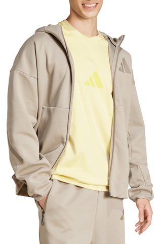 Veste de survêtement à capuche Z.N.E - Beige