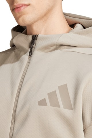 Veste de survêtement à capuche Z.N.E - Beige