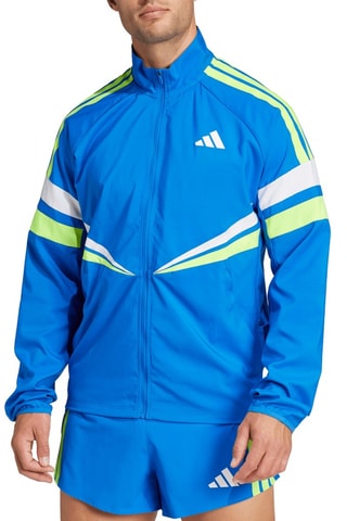 Veste de running Adizero Retro - Bleu roi et vert clair