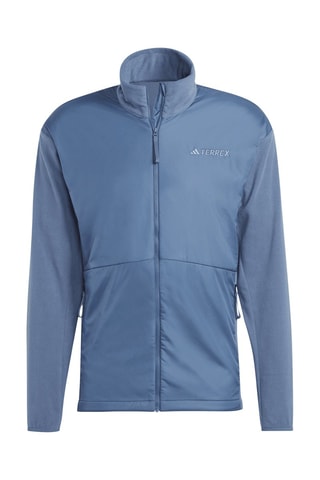 Veste de randonnée polaire de randonnée MT Windfl - Bleu