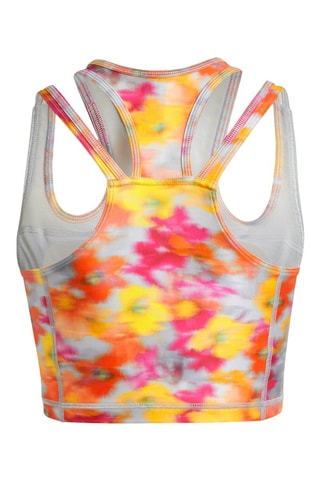 Brassière tie and dye push-up TruePurpose - Orange et fuchsia