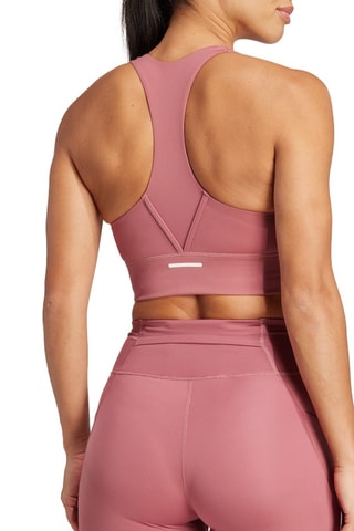 Brassière de running push-up - Vieux rose