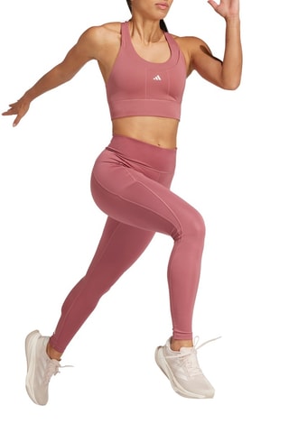Brassière de running push-up - Vieux rose