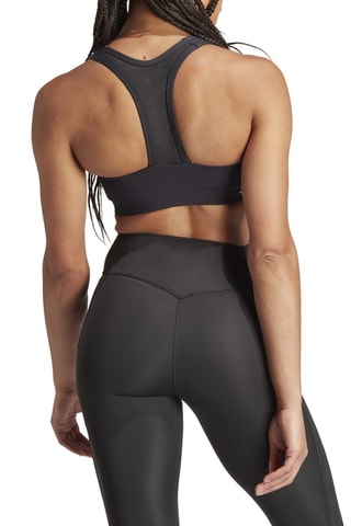 Brassière d'entraînement push-up Pwim MS Mix - Noir