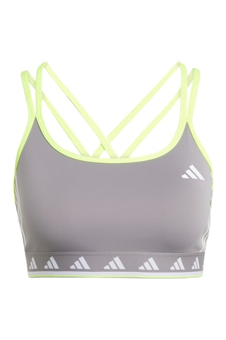 Brassière de sport et legging - Gris clair et vert clair