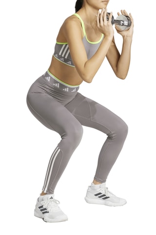 Brassière de sport et legging - Gris clair et vert clair