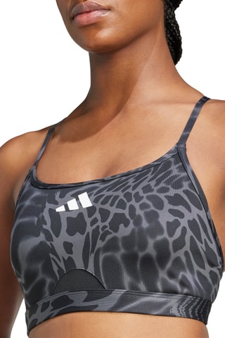 Brassière push-up Aeroreact - Noir et gris