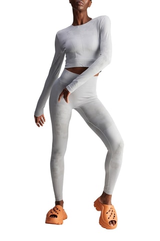 Crop top de yoga TrueStrength - Gris clair