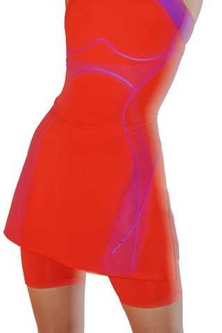 Robe de running TruePace - Orange et violet