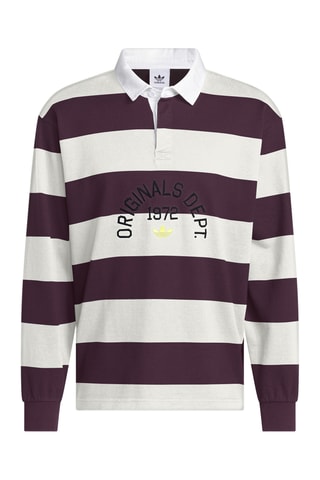 Polo loose Dept. Striped - Blanc